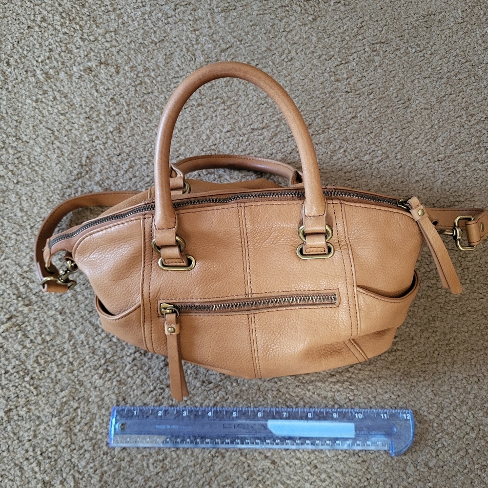 American leather handbag
